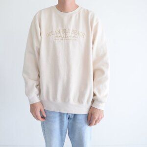 Men's Cream Crewneck Sweater
